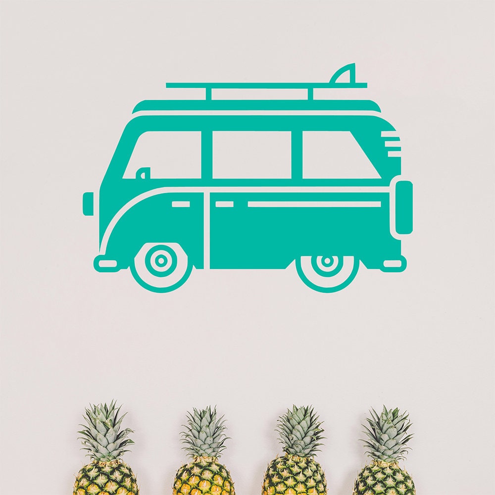 Camper van decal RV wall mural Glamping vinyl sticker Etsy