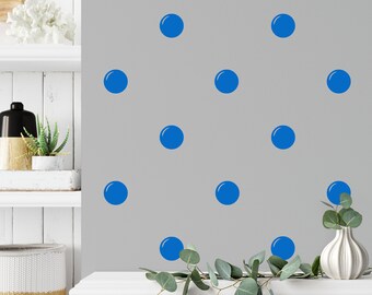 Vinyl Wall Decal Bubbles Geometric Wall Art Patterns Decals for Bathroom Stickers Playful Art Style