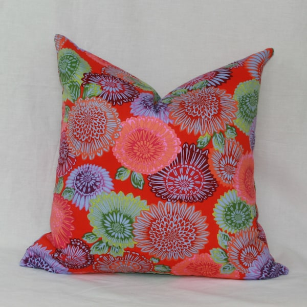 Red Purple Pillow Etsy