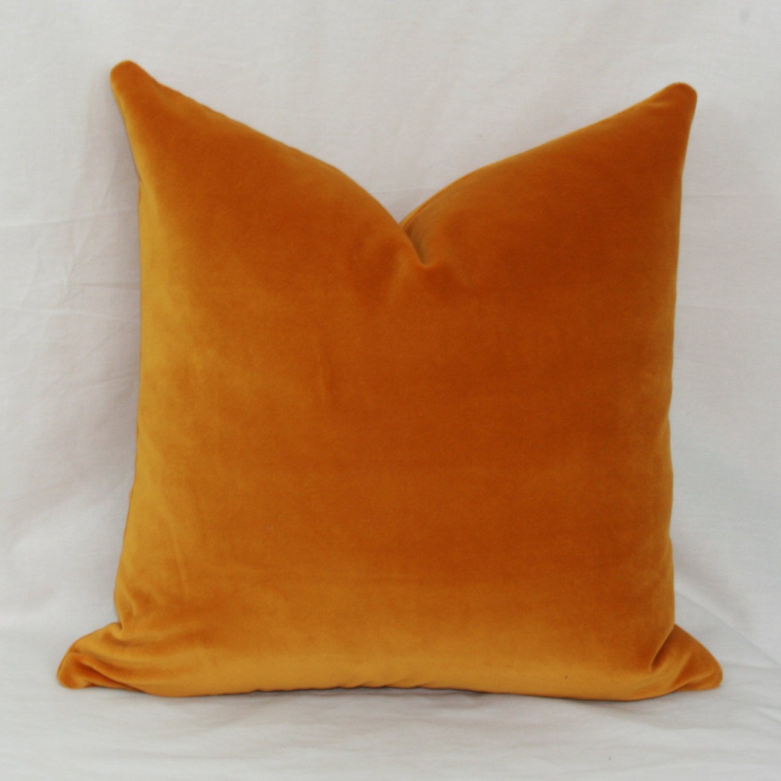 Dark Gold Velvet Pillow Cover 18x18 20x20 22x22 24x24 26x26 Etsy