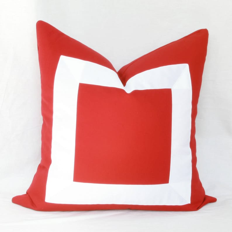 border decorative throw pillow cover 22x22 Decorative Throw Pillow Inserts