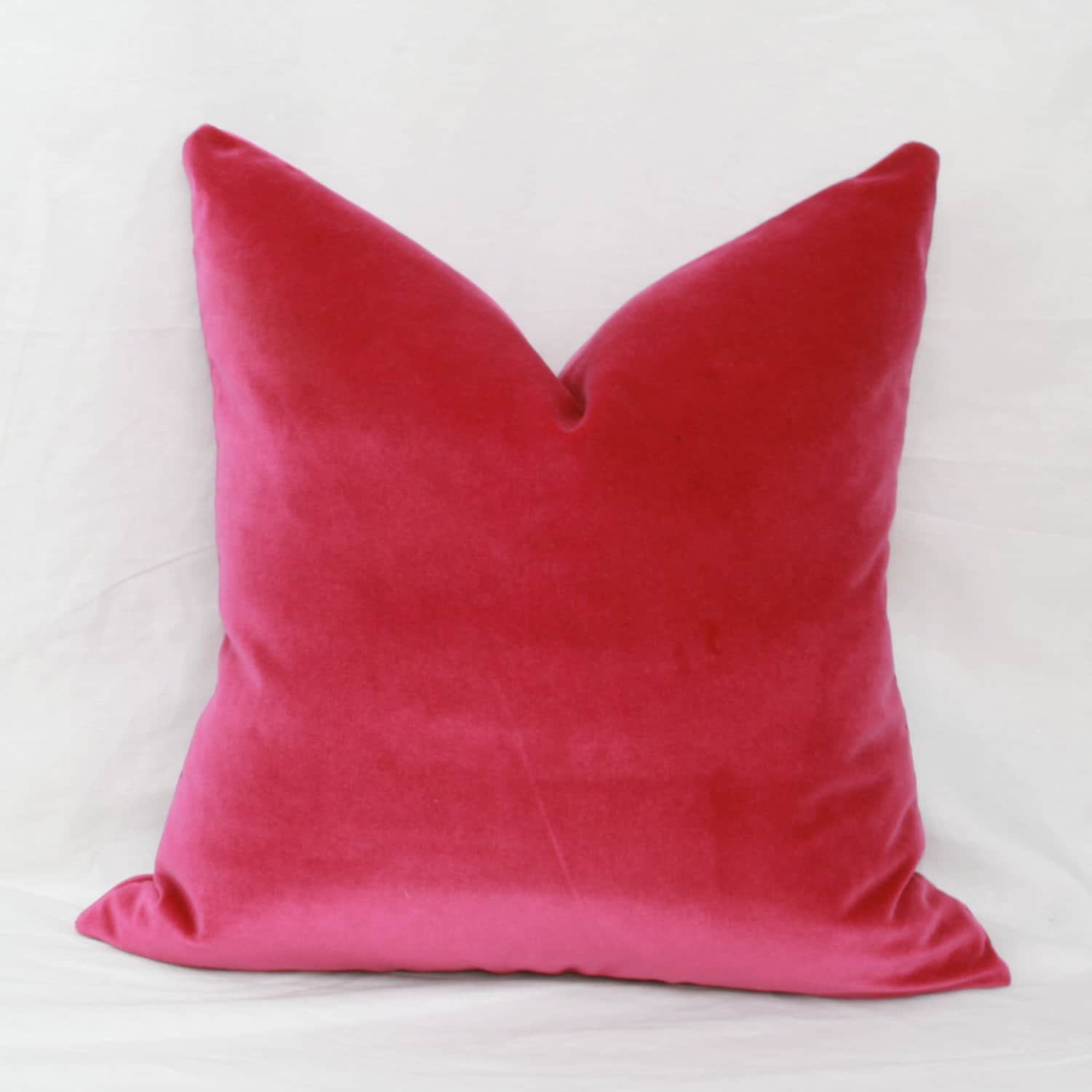 Magenta velvet throw pillow cover 12x20 13x20 12x24 velvet Etsy