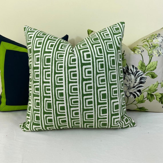 Kelly Green Pillow Cover 18x18 20x20 22x22 24x24 26x26 28x28 Etsy