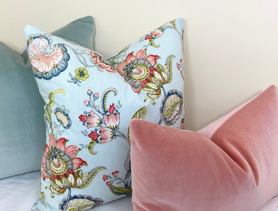 Peach Velvet Lumbar Pillow Cover 12x18 12x20 13x20 Lumbar Cover Etsy