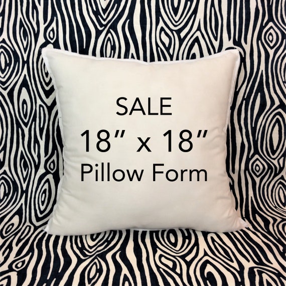 SALE 18x18 Pillow Insert 18x18 Pillow Form 18x18 Pillow Inserts 18x18 Pillow  Forms Synthetic Pillow Polyester Pillow Down Alternative Pillow 