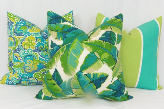 Banana leaf cushion covers discount