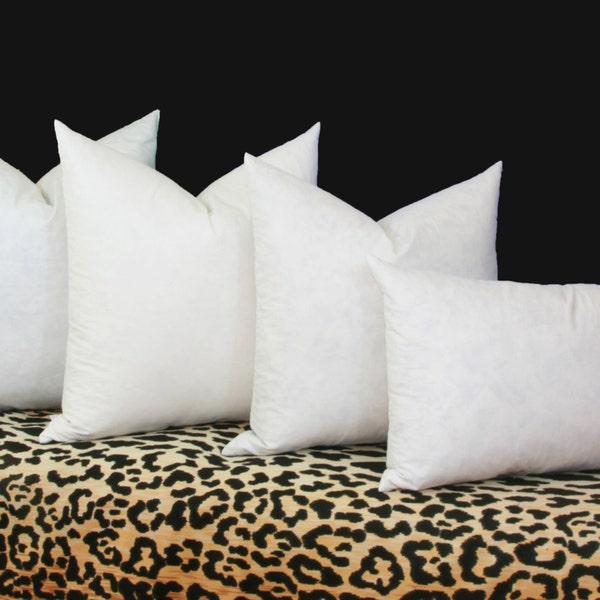 Outdoor pillow inserts 12x12 14x14 16x16 18x18 20x20 22x22 24x24 28x28 outdoor pillow form 12x16 lumbar pillow insert synthetic pillow form