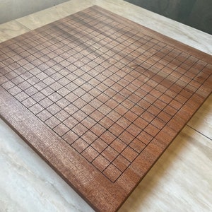 Planche GO (19 x 19) acajou (planche recto-verso)