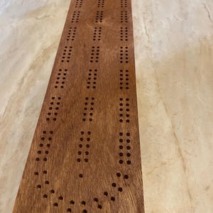 Mahogany Cribbage Board - 2 Person
