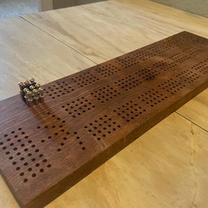 Chechen Cribbage Board - 4 Person