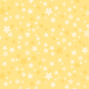 Playtime FLANNEL Stars Yellow HALF YARD F10692-S by Maywood Studio 100% Cotton Flannel Quilting Fabric