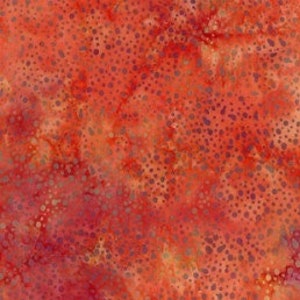 Bali Chops HALF YARD Autumn Batik 885-66 by Hoffman California 100% Cotton Batik Fabric