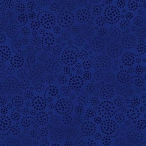 Sparkles HALF YARD Dark Royal Blue 39055-409 by Wilmington Prints 100% Cotton Quilting Fabric