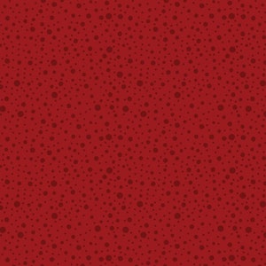 Dotty Dots HALF YARD Red 39090-333 Wilmington Prints 100% Cotton Fabric