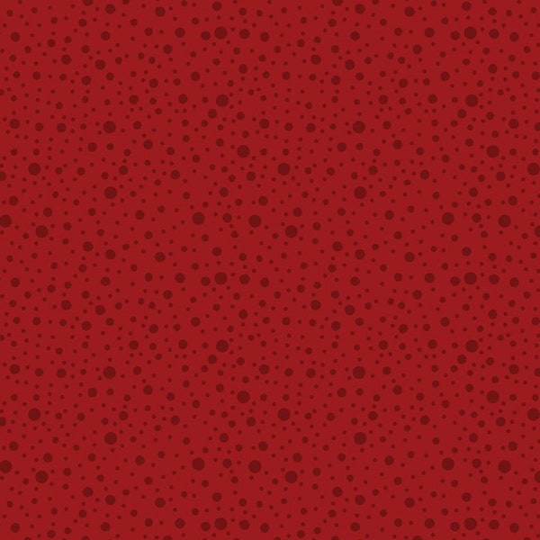 Dotty Dots Red on Red 39090-333 by Wilmington Prints 100% Cotton Quilting Fabric