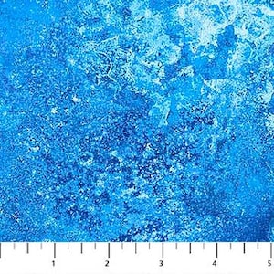 Stonehenge Gradations Brights HALF YARD Indigo/White 39302-45 by Northcott 100% Cotton Quilting Fabric