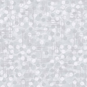 Jot Dot HALF YARD Fog Gray 9570-93 Blank Quilting 100% Cotton Quilting Fabric