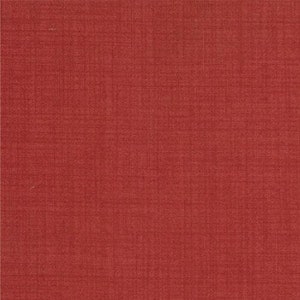 French General Solids HALF YARD Rouge (red) 13529-23 Moda 100% Cotton Quilting Fabric