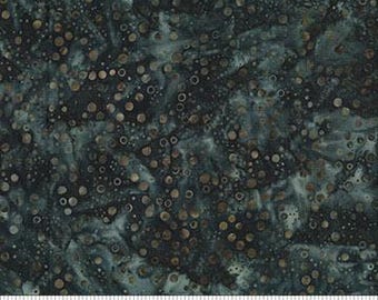 POP Dots HALF YARD Warm Charcoal 81900-94 by Banyan Batiks / Northcott 100% Cotton Batik Fabric