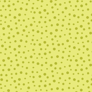 Irregular Dot HALF YARD Lime/Chartreuse 20171-815 The World of Susybee 100% Cotton Fabric