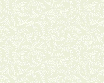Essentials Sprigs HALF YARD Cream on Cream 39095-111 Wilmington Prints 100% Cotton Quilting Fabric