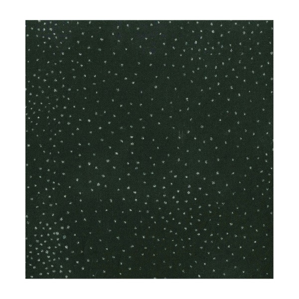 Basic Dot Black/Silver Metallic 1068-3M/2662-3SM by Laurel Burch Basics for Clothworks 100% Cotton Quilting Fabric Yardage