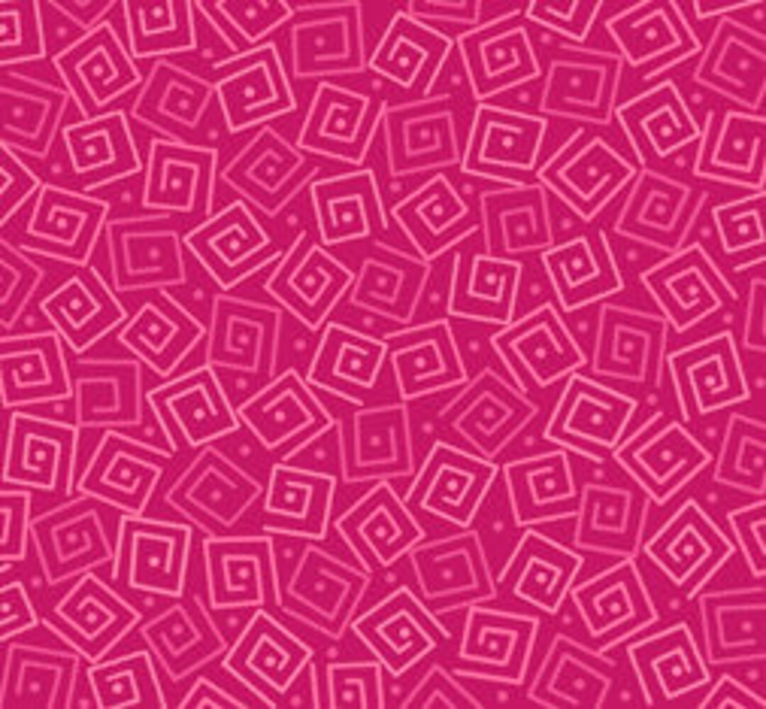 Squares HALF YARD Azalea Pink 24779-P by QT Fabrics 100% Cotton Fabric ...