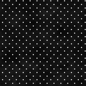 Pin Dots HALF YARD Black  609-J Maywood Studio 100% Cotton Fabric
