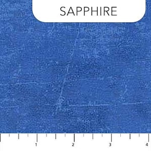 Canvas - HALF YARD Sapphire 9030-460 by Northcott 100% Cotton Quilting Fabric