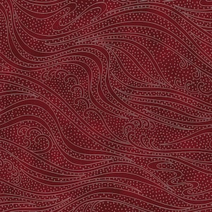 Color Movement HALF YARD Ruby Red 1MV-21 In The Beginning 100% Cotton Quilting Fabric