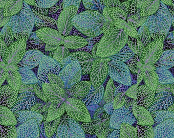 Kaffe Fassett Fittonia HALF YARD Green  PJ129.GREEN Philip Jacobs/Freespirit 100% Cotton Quilting Fabric