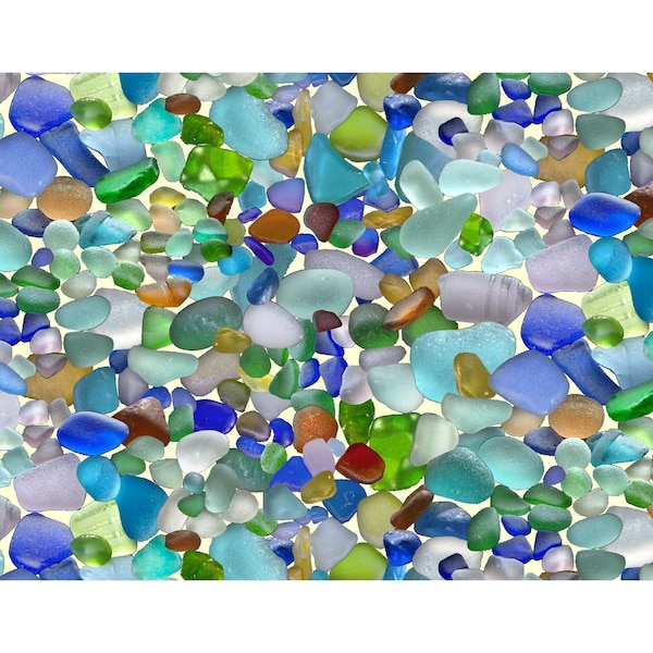 Landscape Medley - Beach Glass 456-MULTI by Elizabeth's Studio 100% Cotton Quilting Fabric Yardage