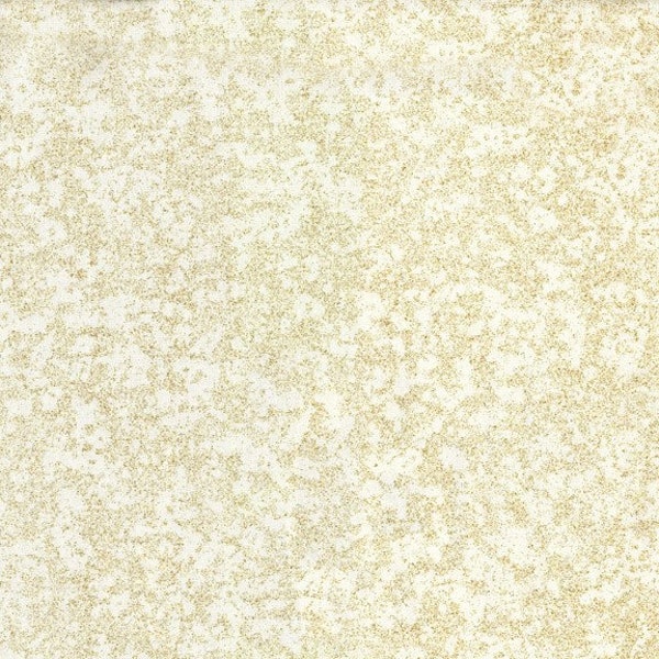 Fairy Frost Twinkle Cream/Gold GLITTERr 376-TWIN by Michael Miller 100% Cotton Fabric Yardage