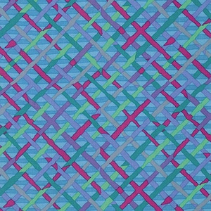 Mad Plaid HALF YARD Turquoise BM037.TURQU Kaffe Fassett 100% Cotton Quilting Fabric