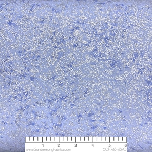 Fairy Frost HALF Yard Ice Blue with Silver GLITTER 376-ICEX Michael Miller 100% Cotton Fabric