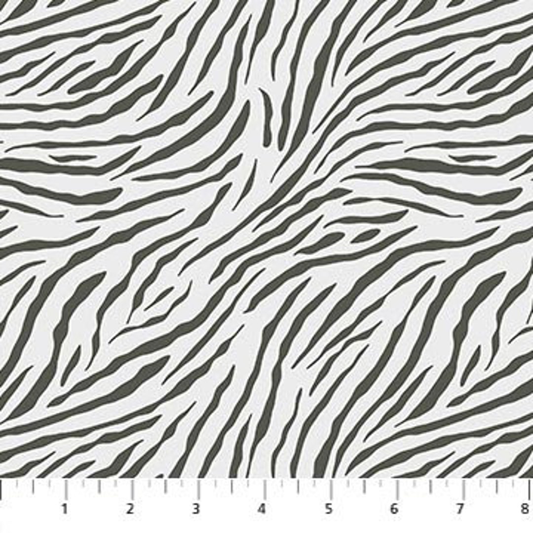 Baby Safari Zebra White/black 2467710 by Northcott 100 Cotton