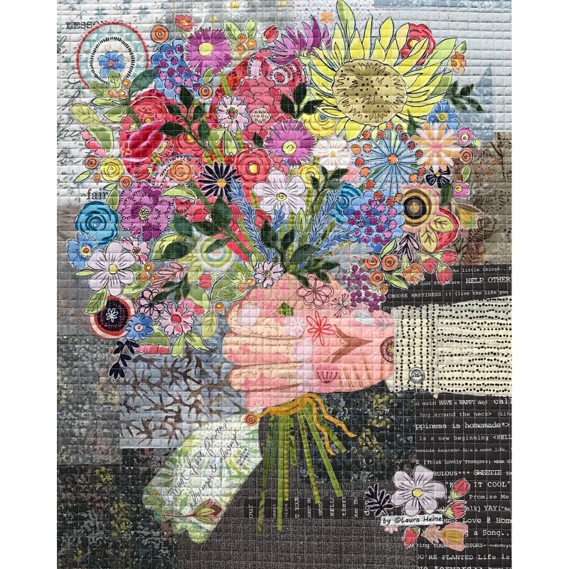 Pattern "always & Always Collage Pattern" by Laura Heine / Fiberworks ...
