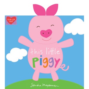 This Little Piggy Book Panel 5817P-1 by Studio E 100% Cotton Fabric Panel Soft Book