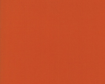 Bella Solid HALF YARD Longhorn Orange 9900-231 Moda 100% Cotton Quilting Fabric