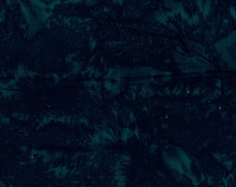 Black Jade Watercolor Batik 1895-216 by Hoffman California Fabrics Bali Hand Dyed 100% Cotton Batik Fabric