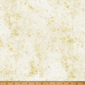 Brilliance HALF YARD Natural / Gold W5363-20G by Hoffman Fabrics 100% Cotton Fabric