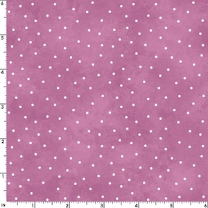 Scattered Dots HALF YARD Violet Pink 8119-PE Maywood Studio 100% Cotton Fabric