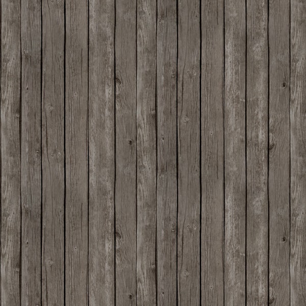 Wood Boards - Grey / Gray 357-GRY by Elizabeth's Studio 100% Cotton Quilting Fabric Yardage