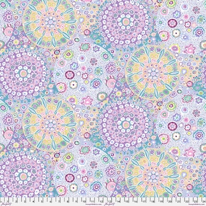Millefiore HALF YARD Lilac GP092.LILA by Kaffe Fassett for FreeSpirit 100% Cotton Quilting Fabric