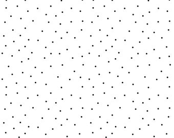Tiny Dots White/Black 8210-W Kimberbell Basics by Maywood Studio 100% Cotton Quilting Fabric Yardage