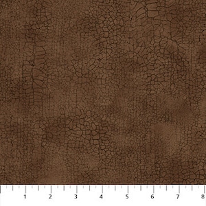 Crackle HALF YARD Earth Brown 9045-36 Northcott 100% Cotton Quilting Fabric - cut continuous