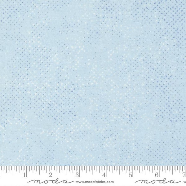 Spotted Sky Blue 1660-188 by Zen Chic for Moda 100% Cotton Quilting Fabric Yardage