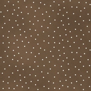 Scattered Dots HALF YARD Earth 8119-A3 Maywood Studio 100% Cotton Quilting Fabric
