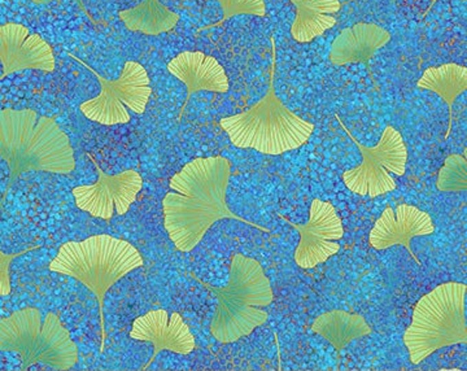 Shimmer Ginkgo Garden Lt Navy main image 0