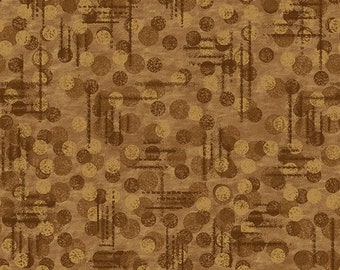 Jot Dot HALF YARD Light Brown 9570-35 by Blank Quilting 100% Cotton Quilting Fabric